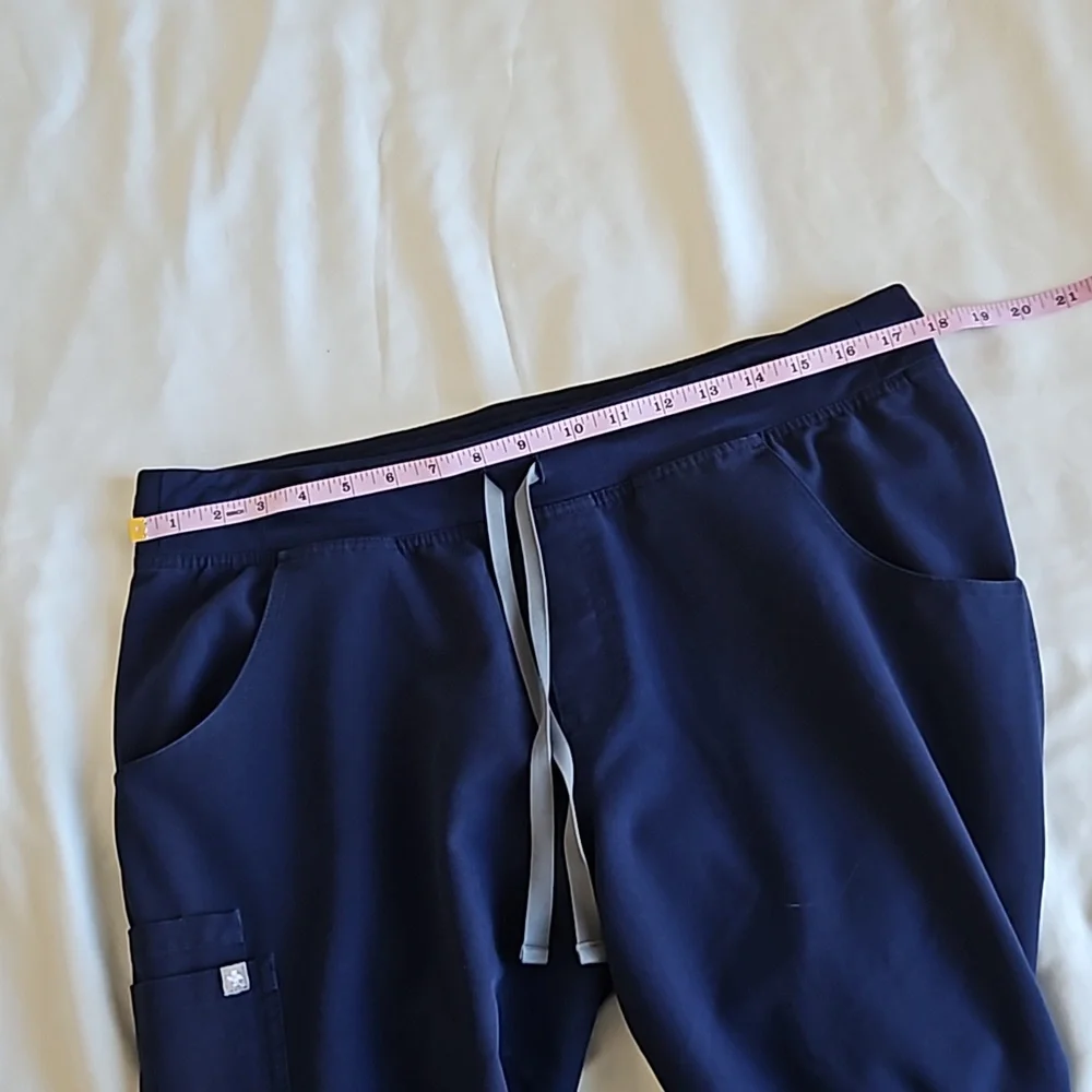 Figs Navy Blue Scrub Pants Size Large Tall - Picture 9 of 9